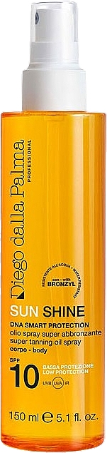 Масло для интенсивного загара - Diego Dalla Palma Super Tanning Oil Spray-Body SPF10 — фото N1