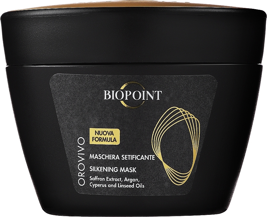 Маска для волосся з рідким золотом - Biopoint Maske Orovivo — фото N1