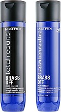 Духи, Парфюмерия, косметика Набор - Matrix Total Results Brass Off Kit (shmp/300ml + cond/300ml)