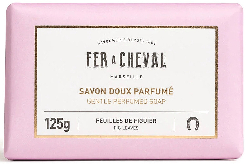 Марсельське мило "Листя інжиру" - Fer A Cheval Gentle Perfumed Soap Fig Leaves — фото N1