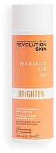 Освітлювальний тонік для обличчя - Revolution Skincare Brighten PHA & Lactic Acid Gentle Toner — фото N1