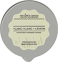 Масажна свічка "Іланг-іланг і лимон" - Pauline's Candle Ylang-Ylang & Lemon Manicure & Massage Candle — фото N3