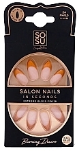 Набір накладних нігтів - Sosu by SJ Salon Nails In Seconds Burning Desire — фото N1