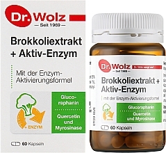 Харчова добавка "Екстракт броколі + активний фермент" - Dr.Wolz Brokkoliextrakt + Aktiv-Enzym — фото N2