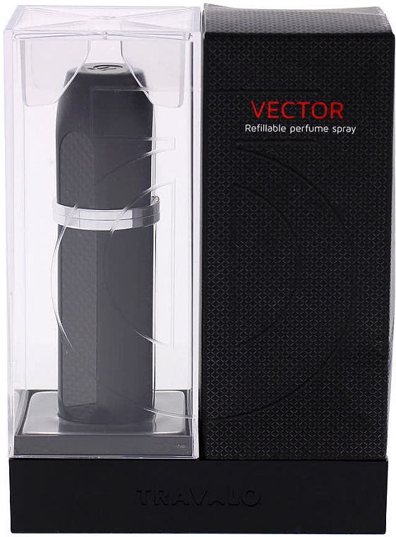 Атомайзер - Travalo Vector Refillable Atomiser Black — фото N1