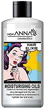 Духи, Парфюмерия, косметика Эликсир для волос "Увлажняющий" с маслами - New Anna Cosmetics Hair Elixir Moisturising Oils