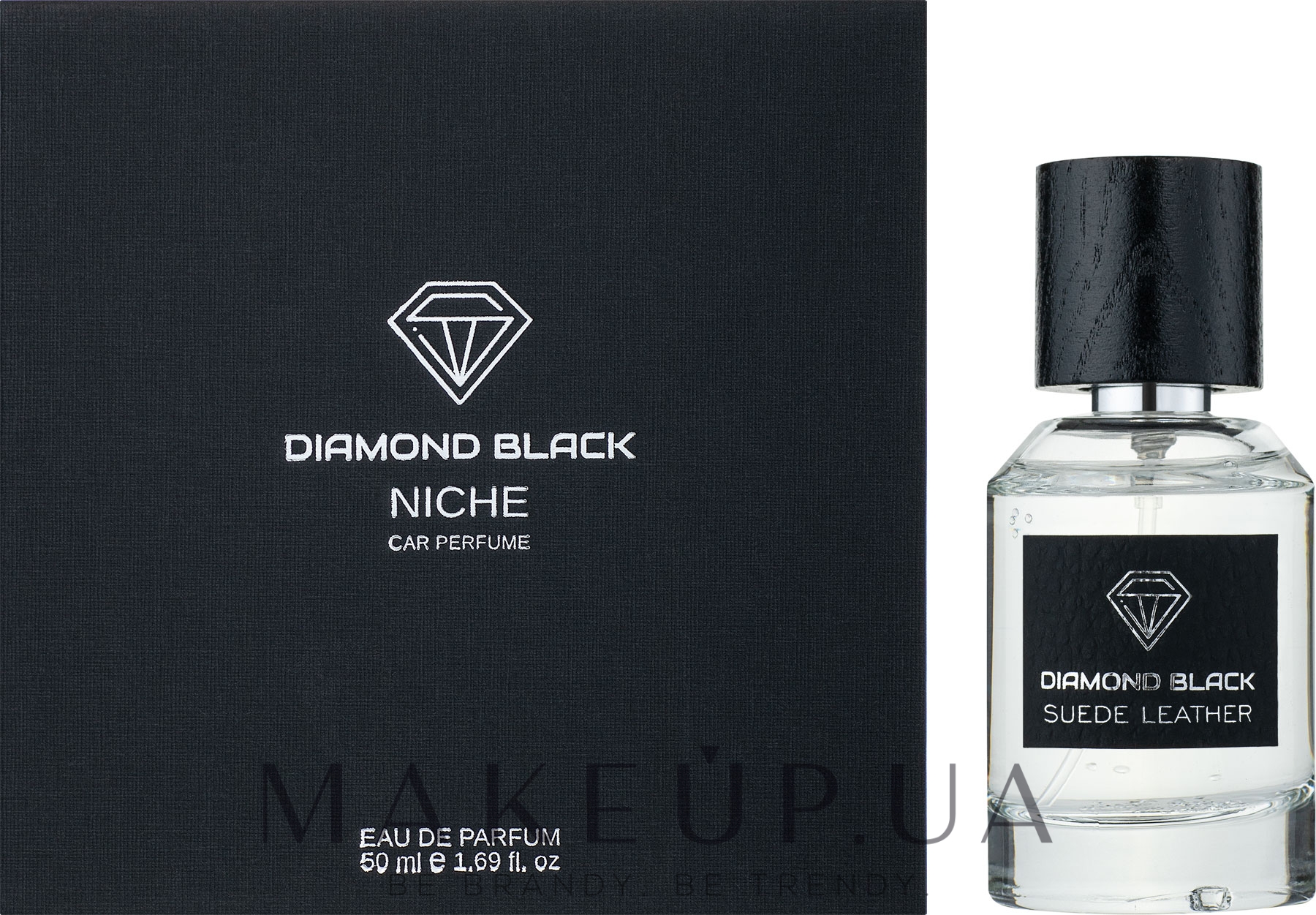 Diamond Black Suede Leather - Парфюм для авто — фото 50ml