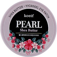 Гідрогелеві патчі для очей з перлами і маслом ши - Koelf Pearl & Shea Butter Eye Patch — фото N2