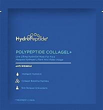 Маска гидрогелевая против морщин для зоны вокруг глаз - HydroPeptide PolyPeptide Collagel Mask For Eyes — фото N2