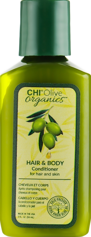 Кондиціонер для волосся і тіла, з оливкою - Chi Olive Organics Hair And Body Conditioner