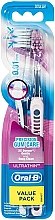 Духи, Парфюмерия, косметика Набор зубных щеток Extra Soft, розовая и голубая - Oral-B Ultrathin Precision Gum Care Extra Soft