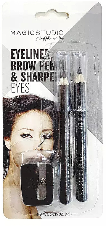 Набір - Magic Studio Eyes (eye/pencil/05g + br/pencil/0.5g + accessories/1pcs) — фото N1