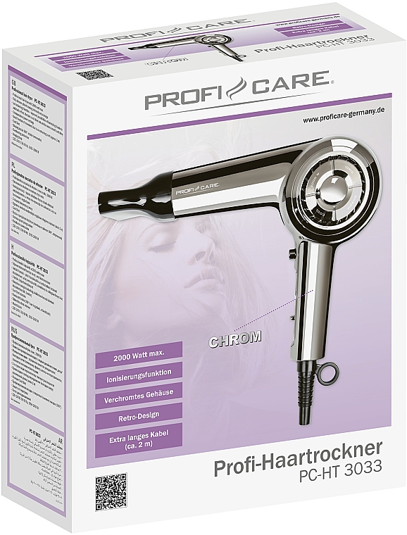 Фен для волос, PC-HT 3033 - ProfiCare — фото N1