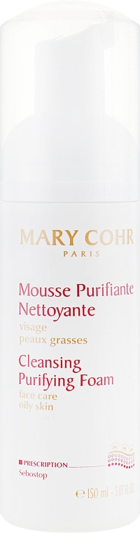 Очищувальна пінка для жирної шкіри - Mary Cohr Mousse Purifiante Nettoyante — фото N1