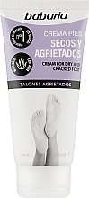 Крем для сухих і потрісканих ніг - Babaria Aloe Vera Cracked Heel and Very Dry Foot Cream — фото N1