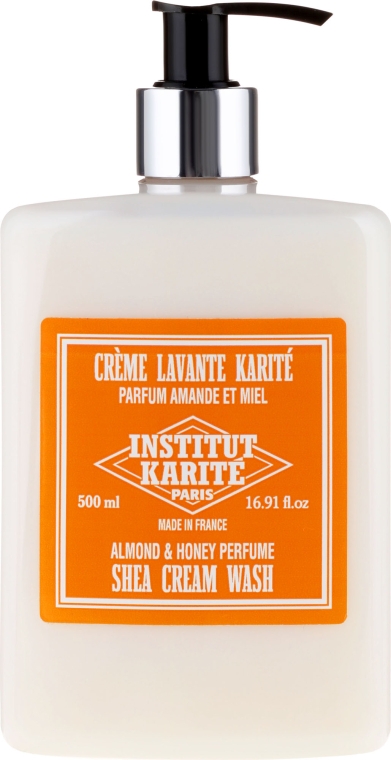 Крем для душу "Мигдаль і мед" - Institut Karite Almond Honey Shea Cream Wash — фото N1