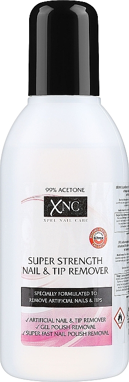 Жидкость для растворения акрила и снятия искусственных ногтей - Xpel Marketing Ltd XNC Nail Care Super Strength Nail & Tip Remover — фото N1