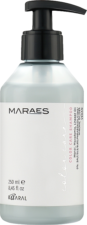 Шампунь для фарбованого волосся з олією макадамії та лляною олією - Kaaral Maraes Color Care Shampoo