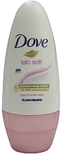 Парфумерія, косметика Дезодорант кульковий - Dove Roll-on Deodorant Talc Soft
