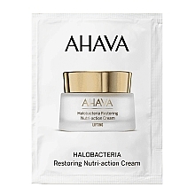 ПОДАРОК! Восстанавливающий питательный крем - Ahava HaloBacteria Restoring Nutri-action Cream (пробник) — фото N1