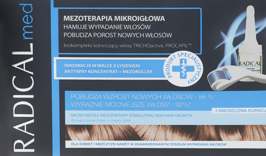 Мезотерапія для стимулювання росту волосся - Farmona Radical Med Microneedle