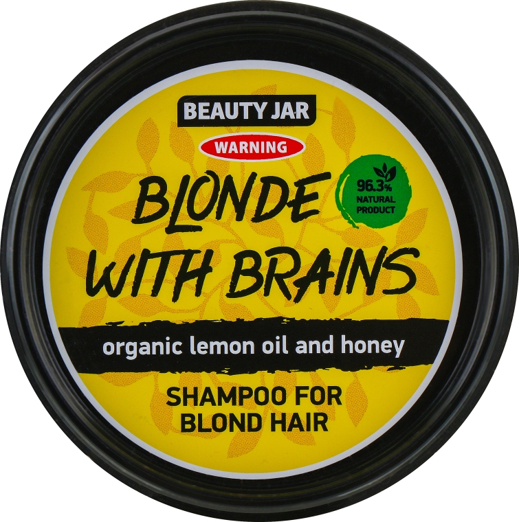 Шампунь для волос оттенка блонд "Blonde With Brains" - Beauty Jar Shampoo For Blond Hair — фото N3