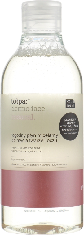 Мицеллярная вода - Tolpa Dermo Face Rosacal — фото N1