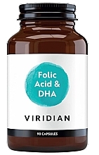 Парфумерія, косметика Харчова добавка для вагітних - Viridian Folic Acid And DHA