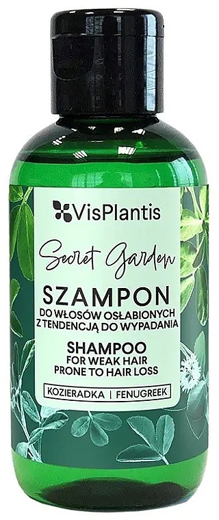 Шампунь для ослабленого волосся, схильного до випадіння - Vis Plantis Secret Garden Shampoo For Weak Hair — фото N1
