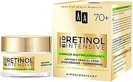 Активний денний крем для обличчя "Зміцнювальний" - AA Cosmetics Retinol Intensive 70+ Cream — фото N2