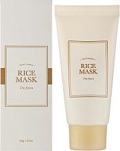 Очищувальна маска-скраб з екстрактом рису - I'm From Rice Mask — фото N2