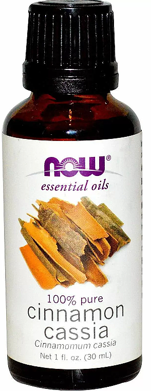 Ефірна олія "Кориця касія" - Now Foods Essential Oils 100% Pure Cinnamon Cassia — фото N1