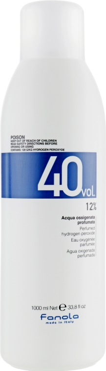 Окислювач 40 vol 12% - Fanola Perfumed Hydrogen Peroxide Hair Oxidant — фото N3