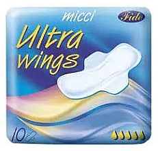 Парфумерія, косметика Гігієнічні прокладки, 10 шт. - Micci Ultra Wings