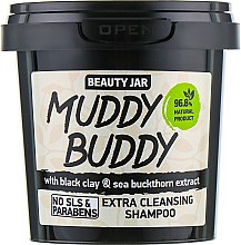 Шампунь для волосся "Muddy Buddy", очищувальний - Beauty Jar Extra Cleansing Shampoo — фото N1