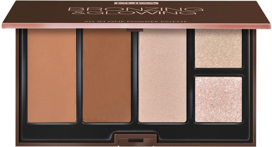 Pupa Bronzing & Contouring All In One Powder Palette - Pupa Bronzing & Contouring All In One Powder Palette — фото N1