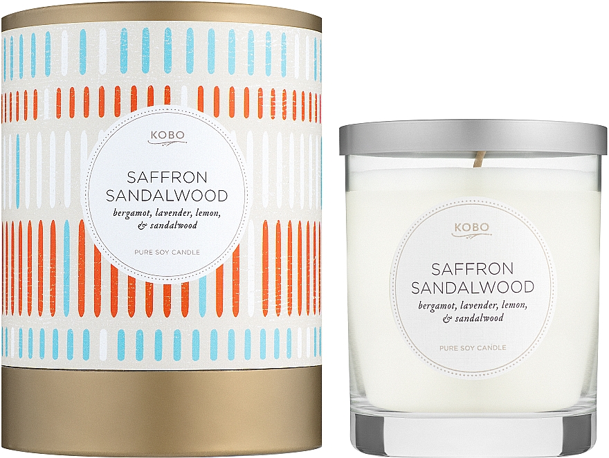 Kobo Saffron Sandalwood - Ароматична свічка — фото N2