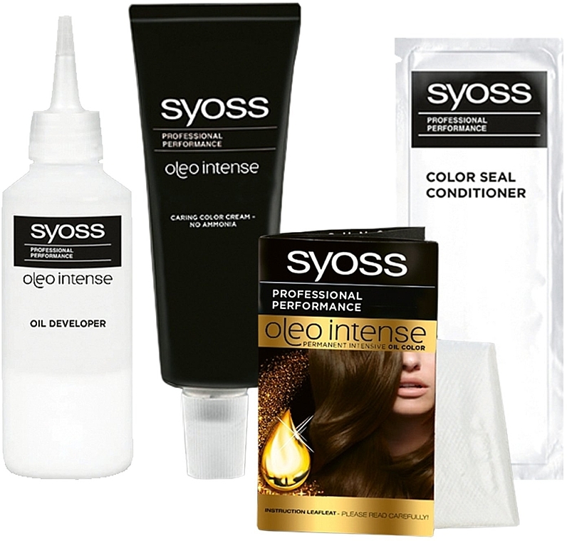 Стійка фарба для волосся без аміаку з олією-активатором - Syoss Oleo Intense * — фото N9