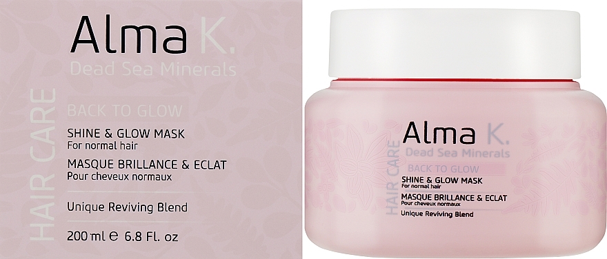 Маска для блеска и сияния волос - Alma K. Back To Glow Shine & Glow Mask — фото N10