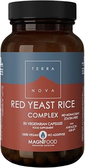 Харчова добавка "Комплекс із червоним дріжджовим рисом" - Terranova Red Yeast Rice Complex — фото N1