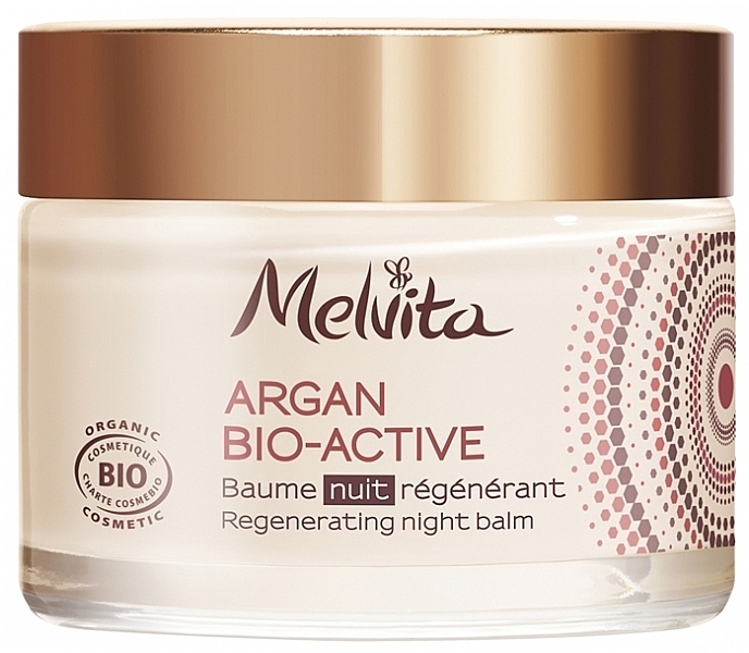 Відновлювальний нічний бальзам для обличчя - Melvita Argan Bio-Active Regenerating Night Balm — фото N1