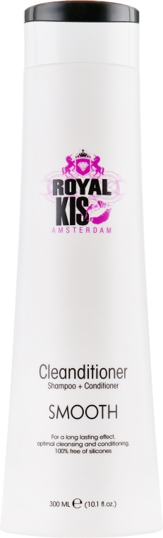 Шампунь-кондиционер для сухих волос - Kis Royal Smooth Cleanditioner — фото N1