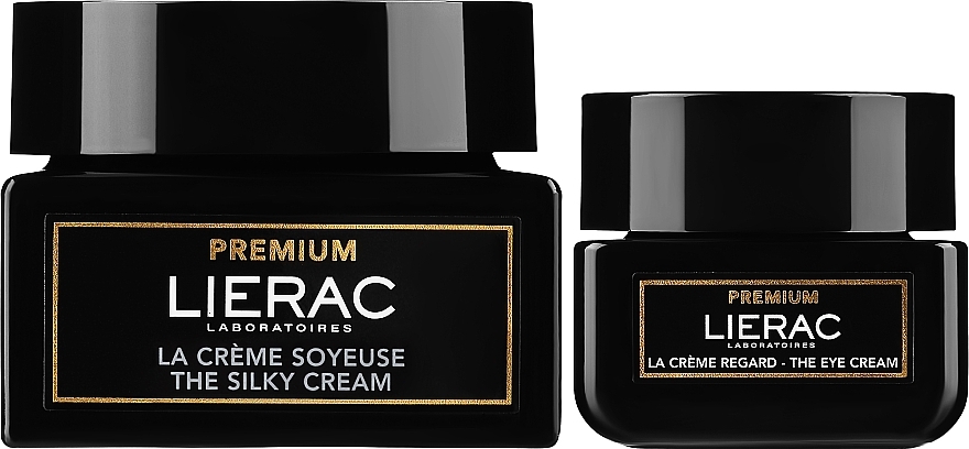 Набор - Lierac Premium Silky Cream (f/cr/50ml + eye/cr/20ml) — фото N2