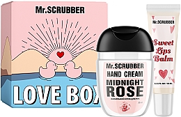 ПОДАРУНОК! Набір - Mr.Scrubber Love Box (h/cr/30ml + lip/balm/10ml) — фото N1
