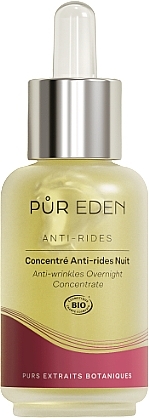 Нічний концентрат проти зморщок для обличчя - Pur Eden Concentre Anti-Rides Nuit — фото N1