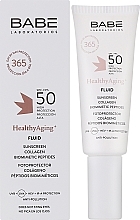 Сонцезахисний флюїд SPF 50 з коллагеном і пептидами - Babe Laboratorios Healthy Aging Anti-Age — фото N2