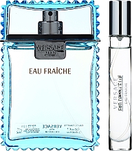 Духи, Парфюмерия, косметика УЦЕНКА Versace Man Eau Fraiche - Набор (edt/100ml + edt/10ml + bag) *