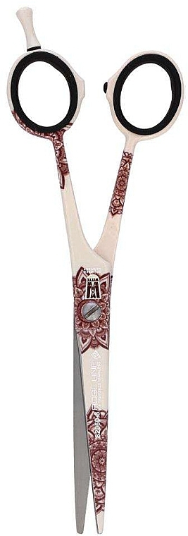 Перукарські ножиці прямі 82060-3, 15.24 см - Witte Rose Line Art Romantik — фото N1