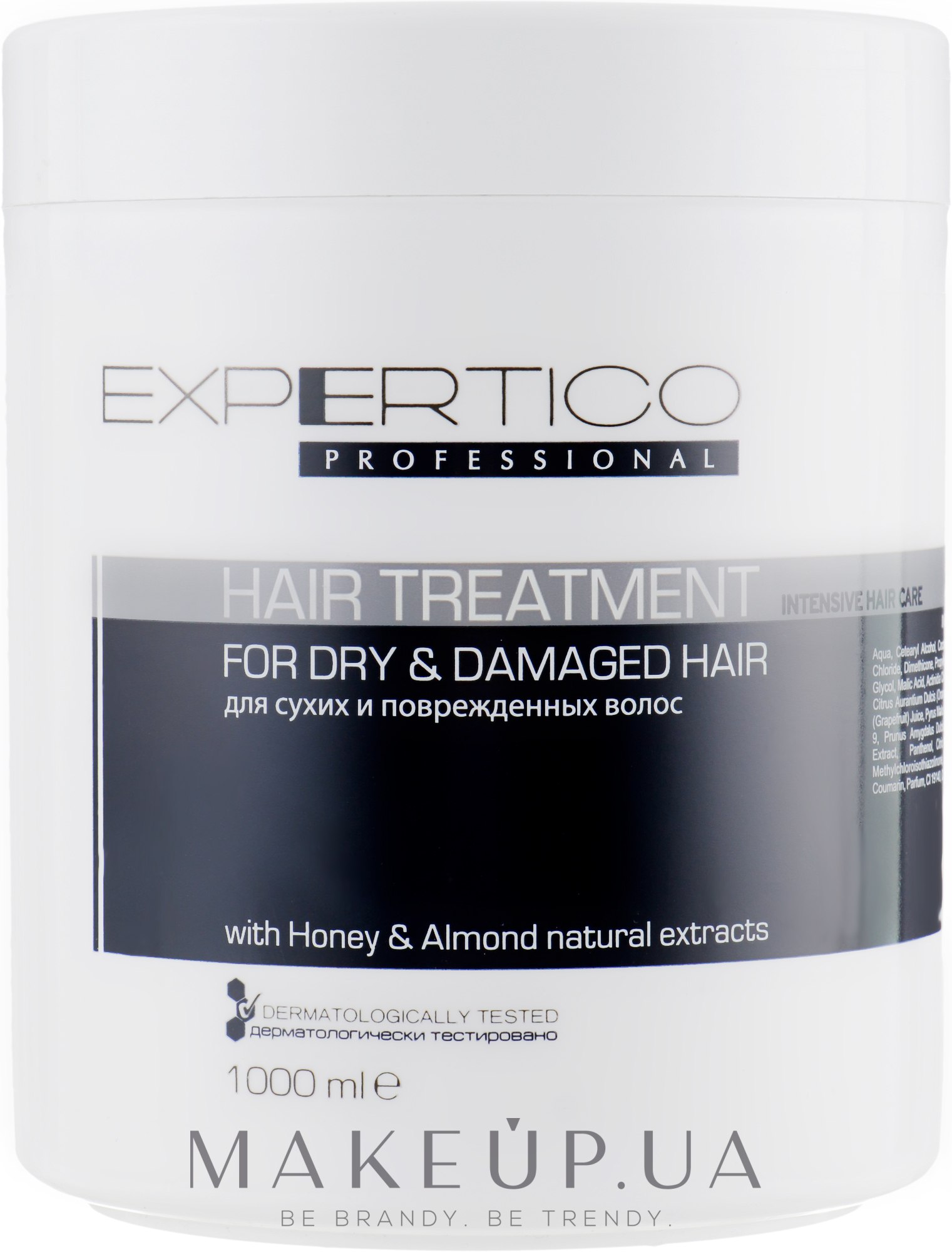 Маска "Интенсивный уход" для сухих и поврежденных волос - Tico Professional Expertico Mask For Dry Damaged Hair — фото 1000ml