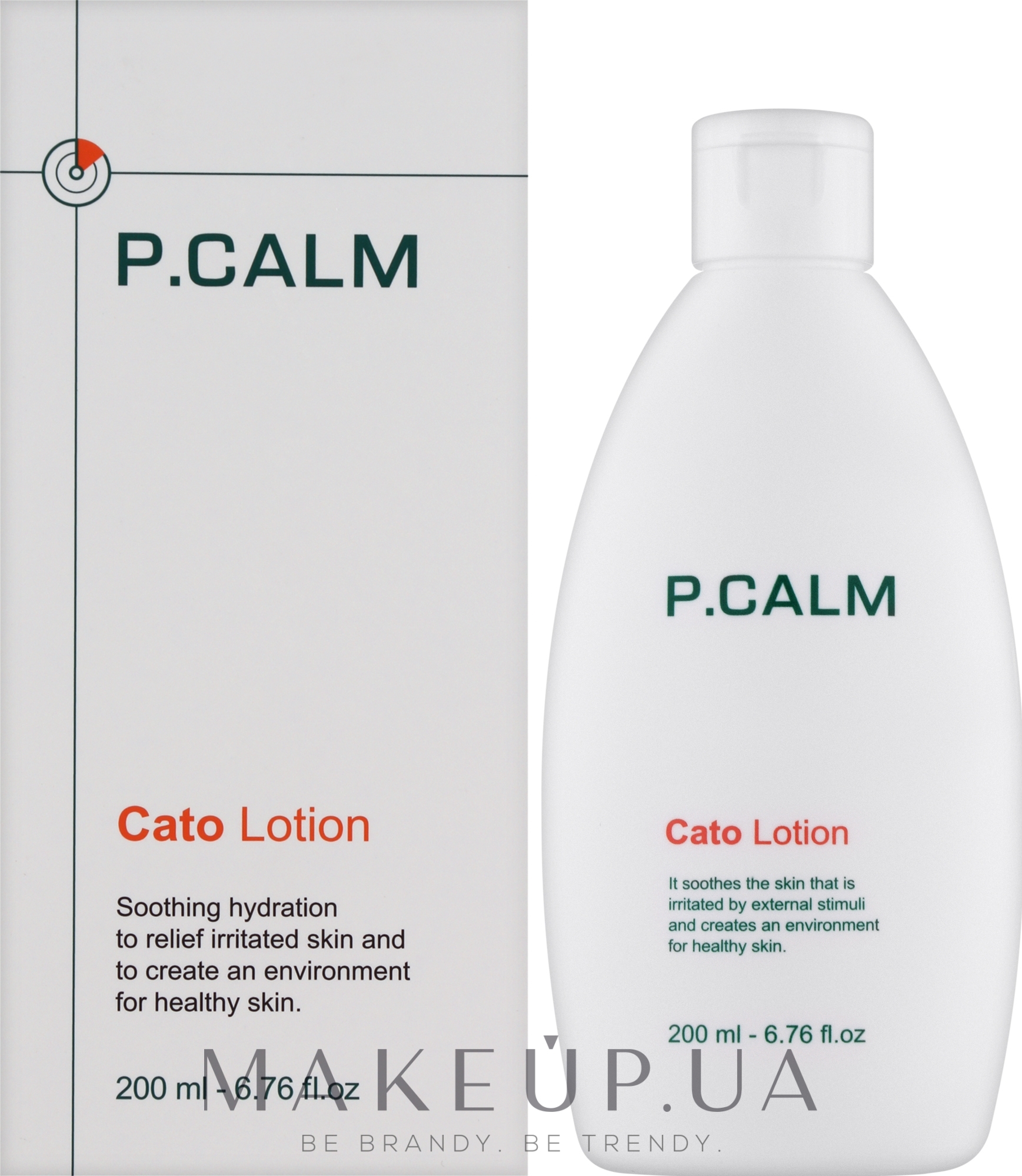 Зволожувальний лосьйон для заспокоєння подразненої шкіри - P.CALM Cato Lotion — фото 200ml